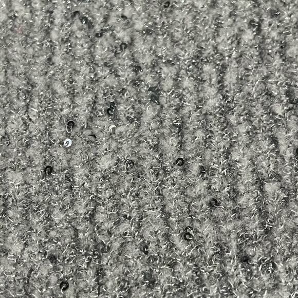 Express Womens Silver Shimmer Sweater Size XS - Picture 8 of 11